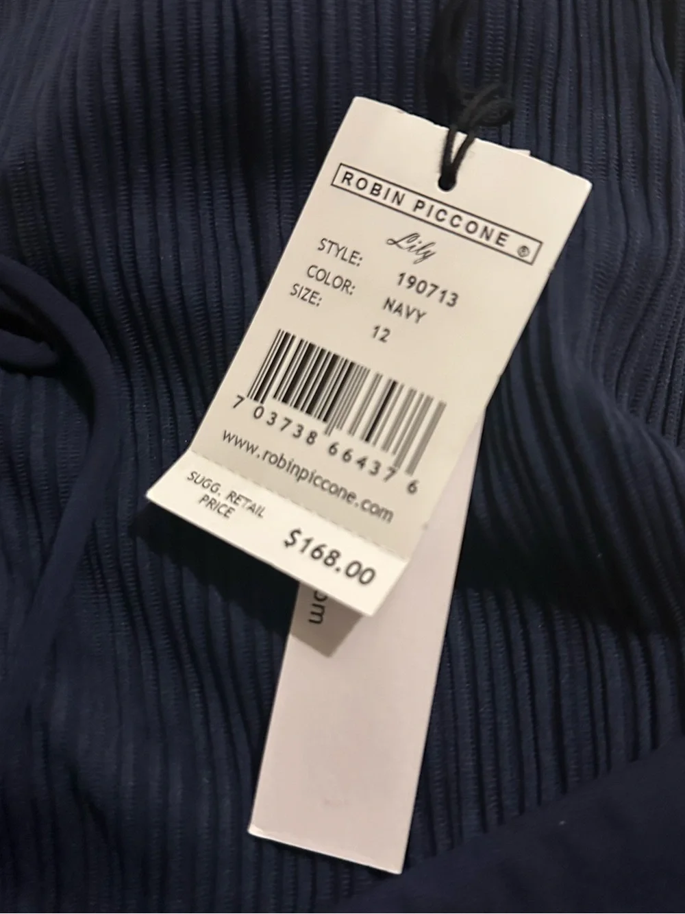 Robin Piccone Lily One Piece in Navy NWT